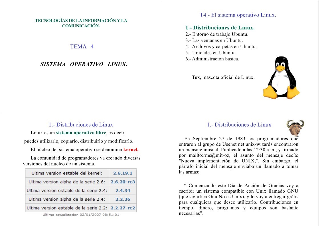 Imágen de pdf Tema 4. Sistema Operativo Linux