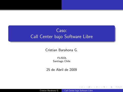 Imágen de pdf Caso: Call Center bajo Software Libre