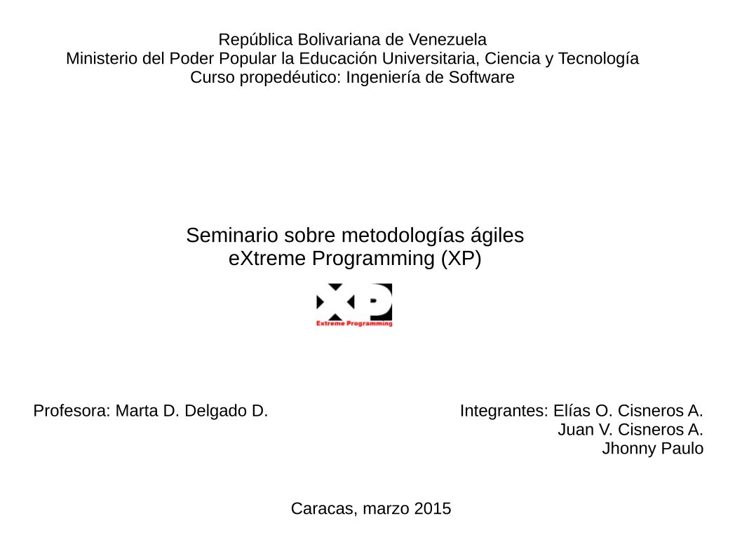 Imágen de pdf Seminario sobre metodologías ágiles eXtreme Programming (XP)