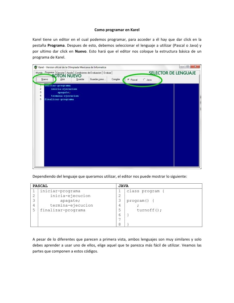 Imágen de pdf 05 Primeros Pasos en Karel II