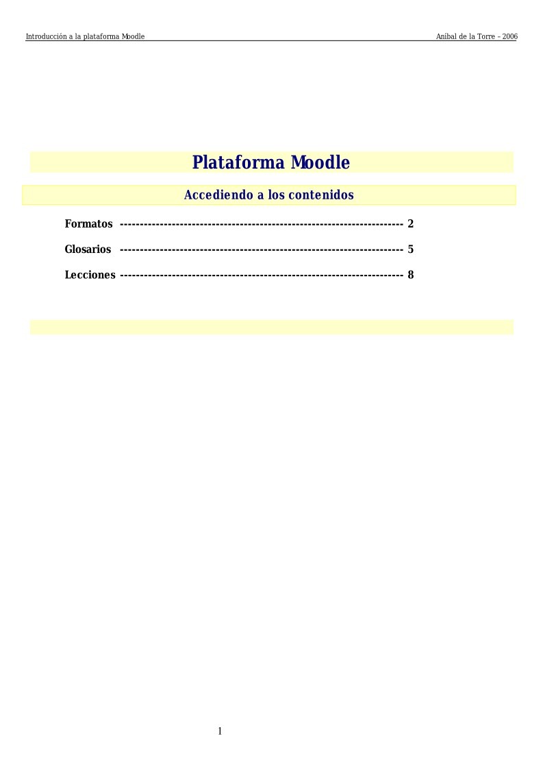 Imágen de pdf Plataforma Moodle - Accediendo a los contenidos