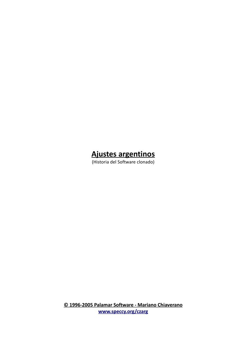 Imágen de pdf ajustes argentinos - Historia del Software clonado