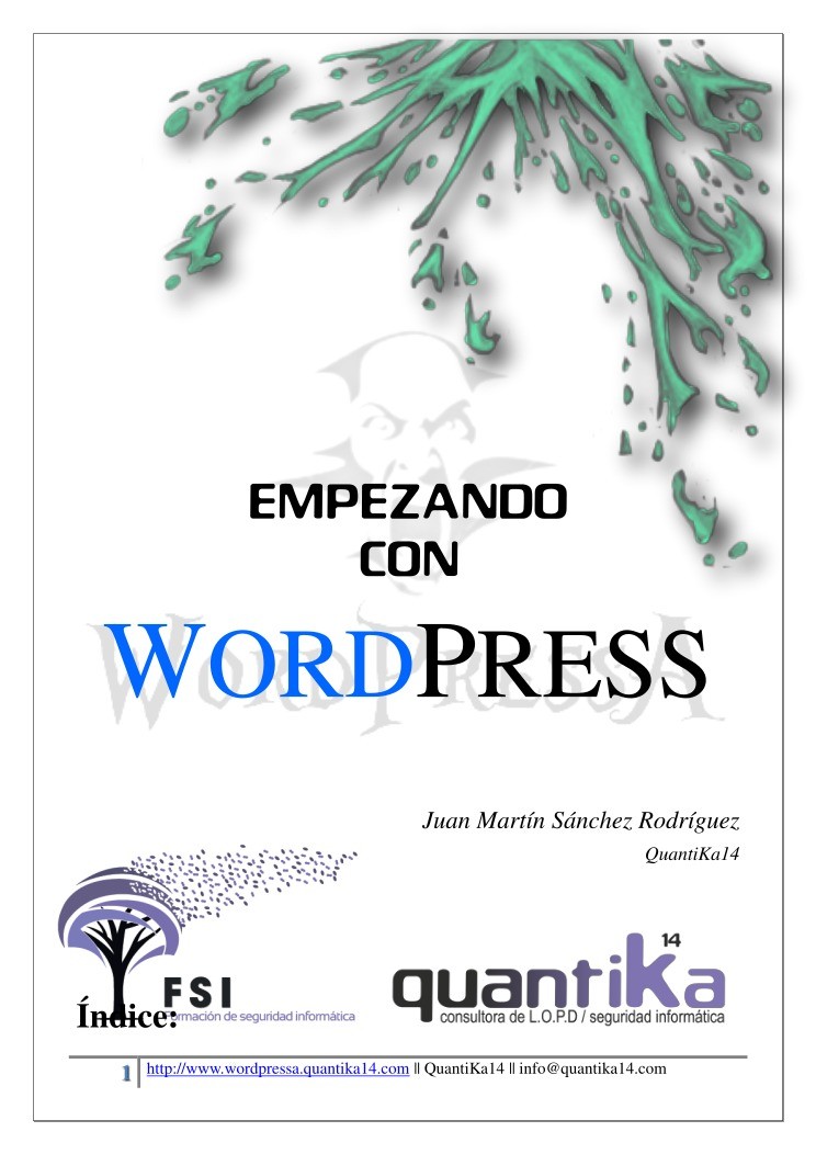 Imágen de pdf Empezando con wordpress