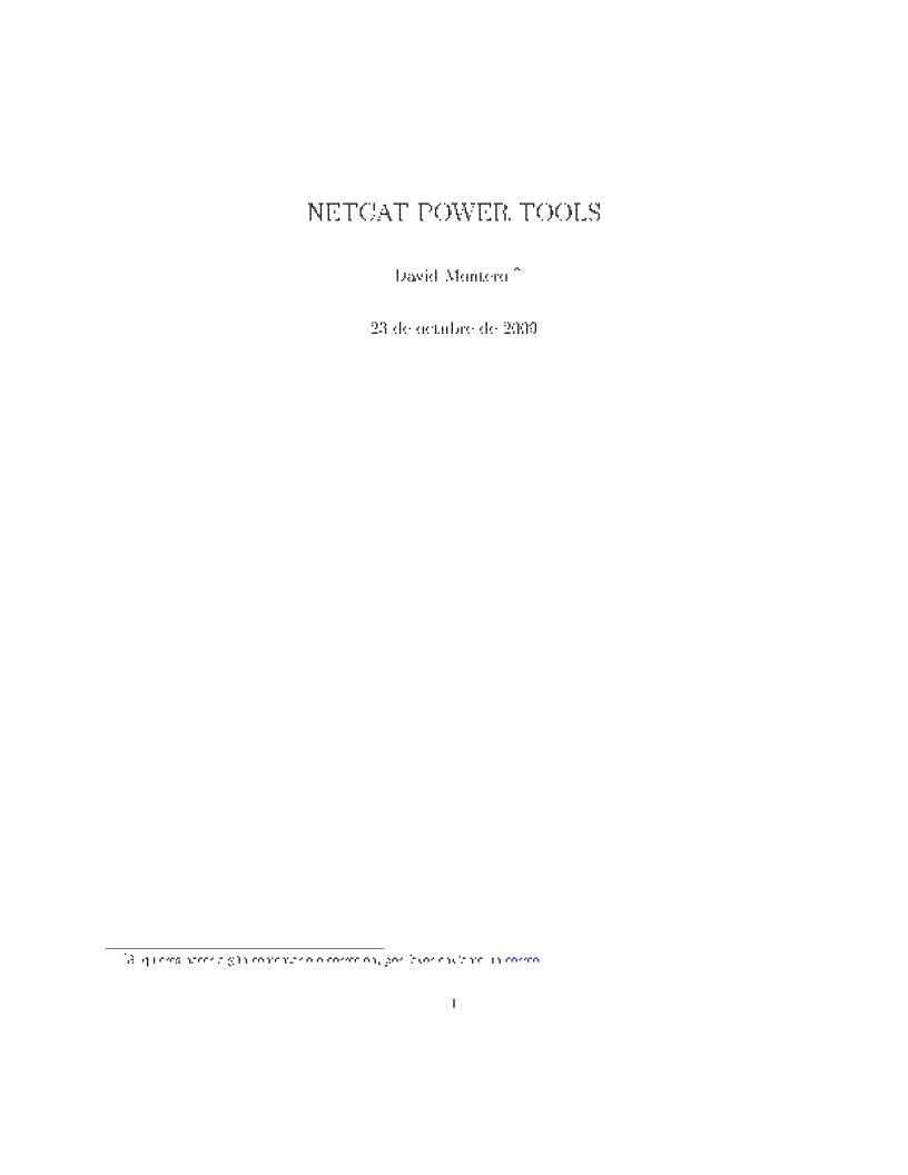 Imágen de pdf NetCat power tools