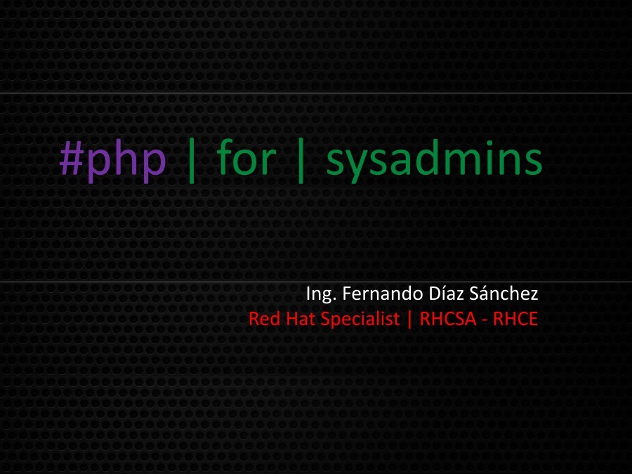 Imágen de pdf php for sysadmins