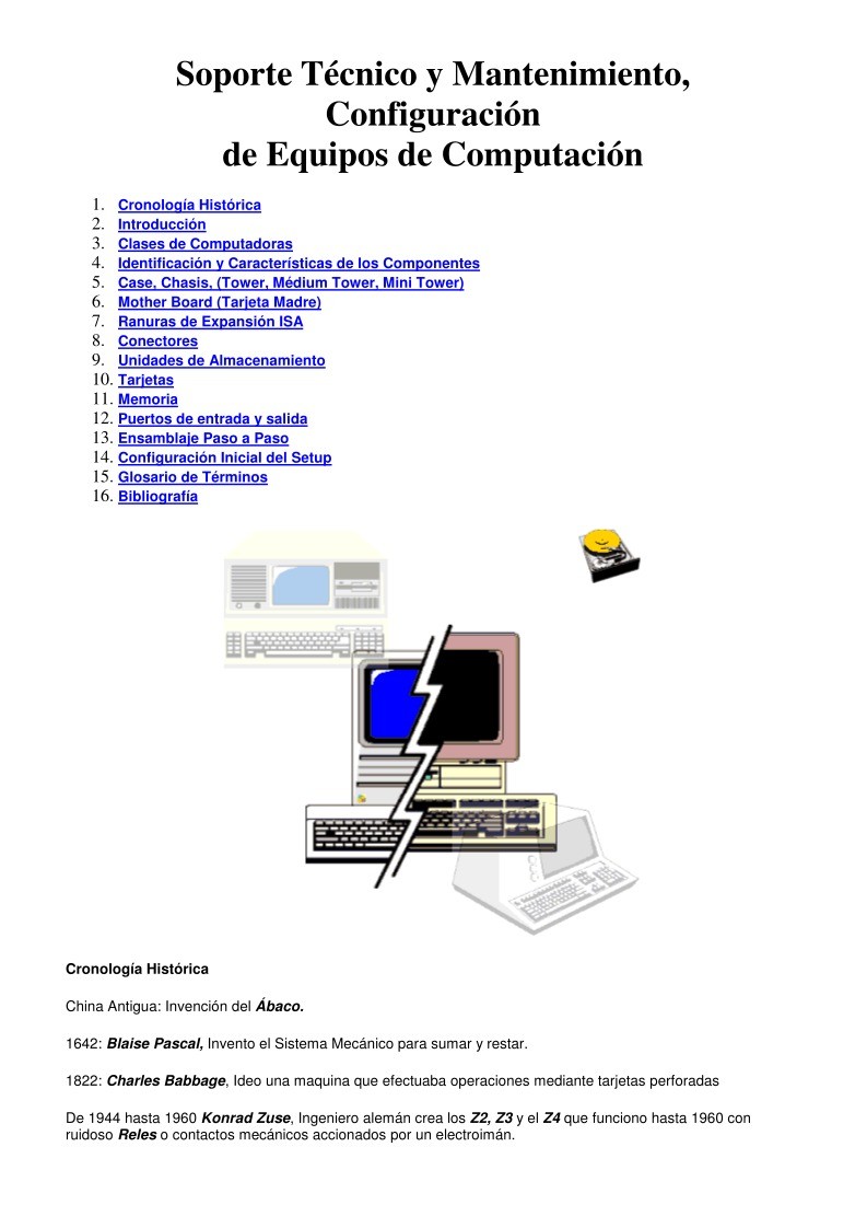 Imágen de pdf Soporte Técnico y Mantenimiento, Configuración de Equipos de Computación