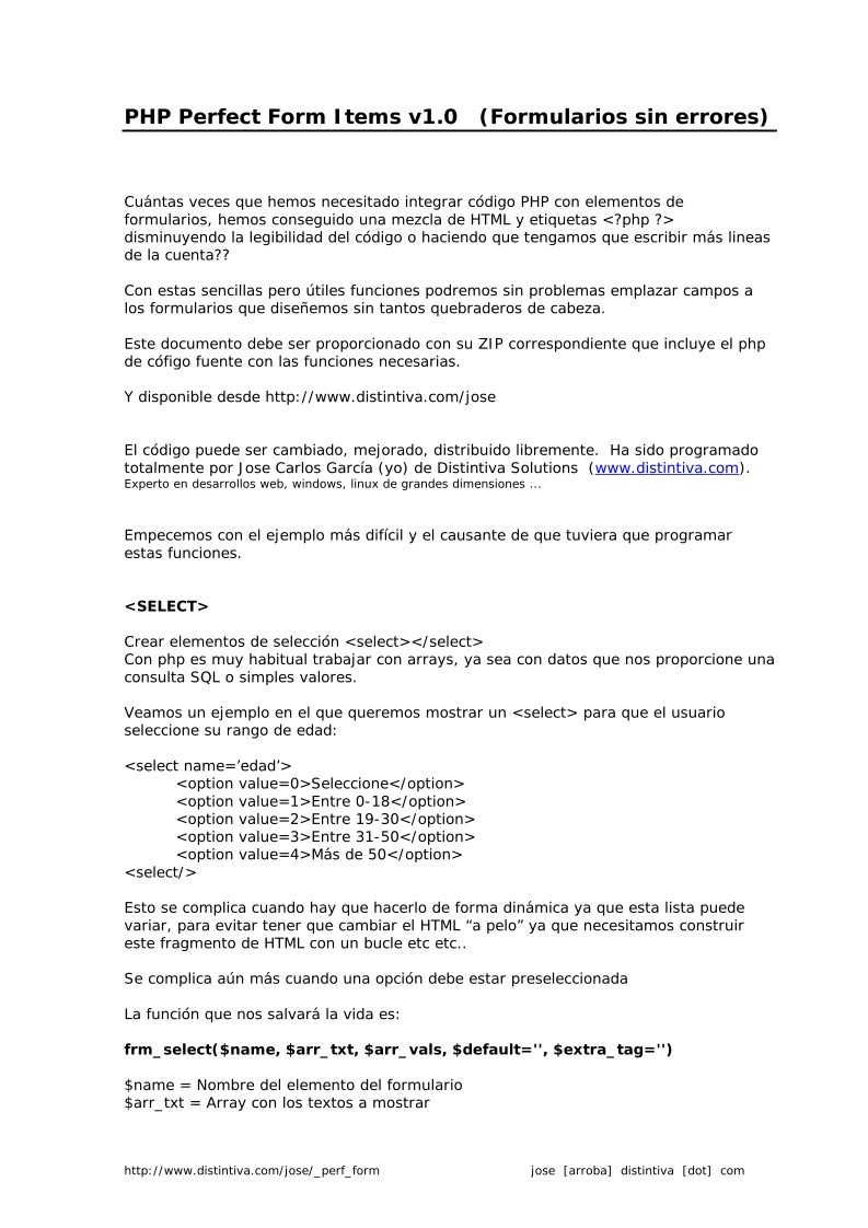Imágen de pdf PHP Perfect Form Items v1.0 (Formularios sin errores)