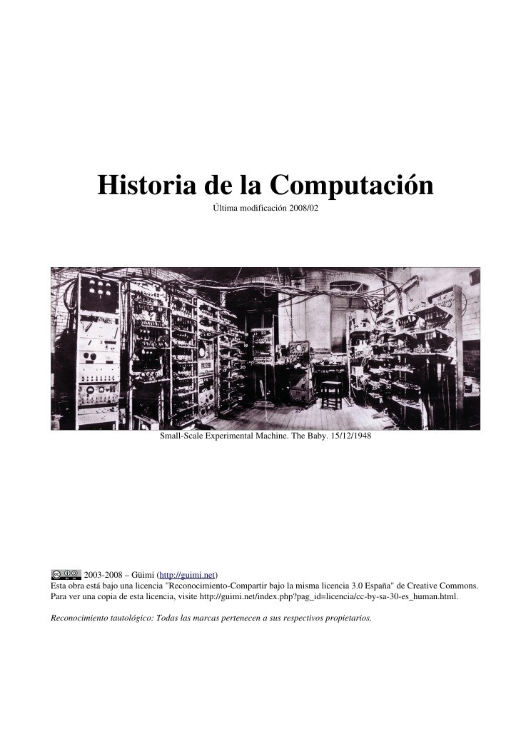 Imágen de pdf Historia de la Computación