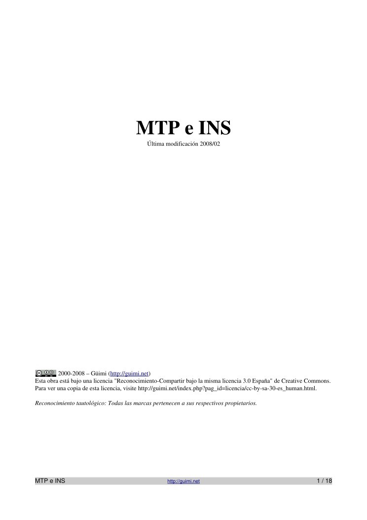 Imágen de pdf MTP e INS