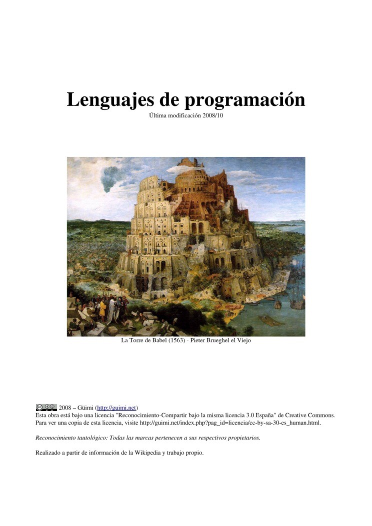 Imágen de pdf Lenguajes de programación