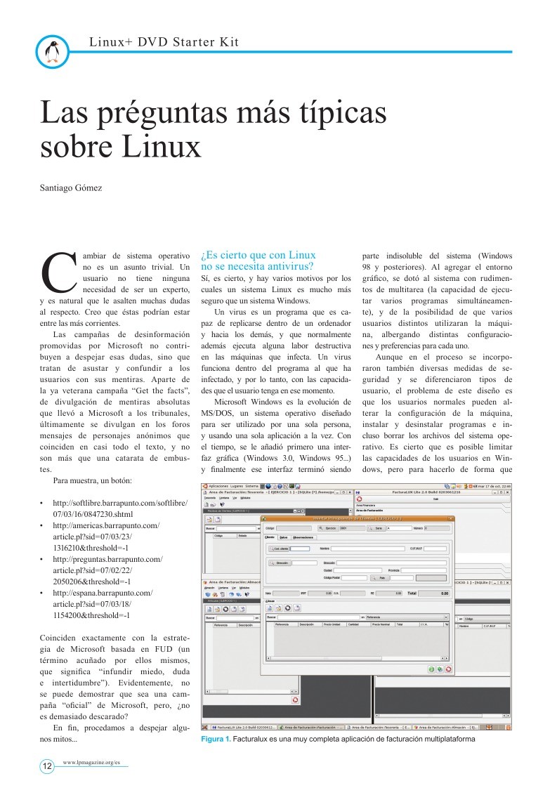 Imágen de pdf Las preguntas más típicas sobre Linux