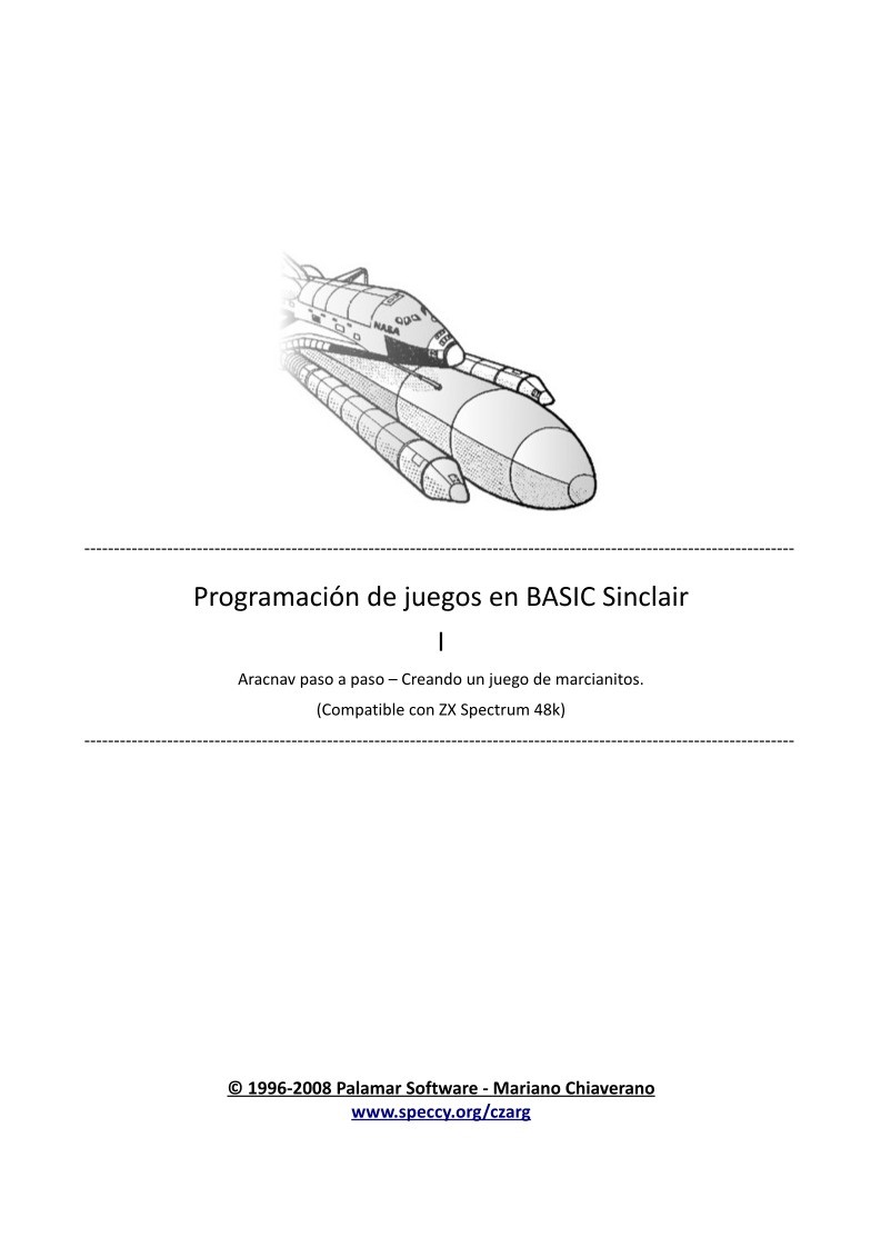 Imágen de pdf Programación de juegos en BASIC Sinclair I - Creando un juego de marcianitos