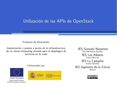 Imágen de pdf Utilización de las APIs de OpenStack