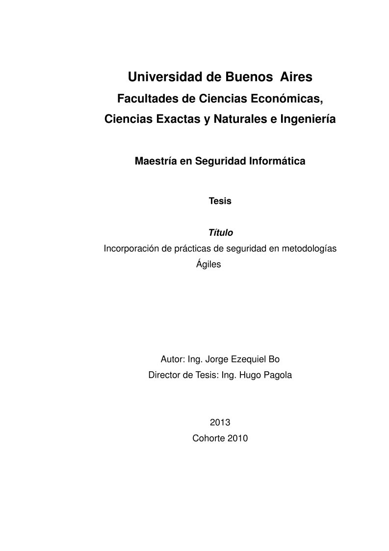 Imágen de pdf Incorporación de prácticas de seguridad en metodologías Ágiles