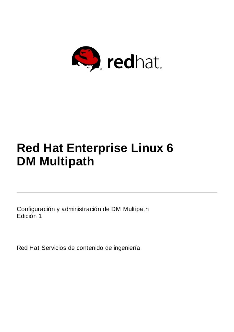 Imágen de pdf Red Hat Enterprise Linux 6 DM Multipath