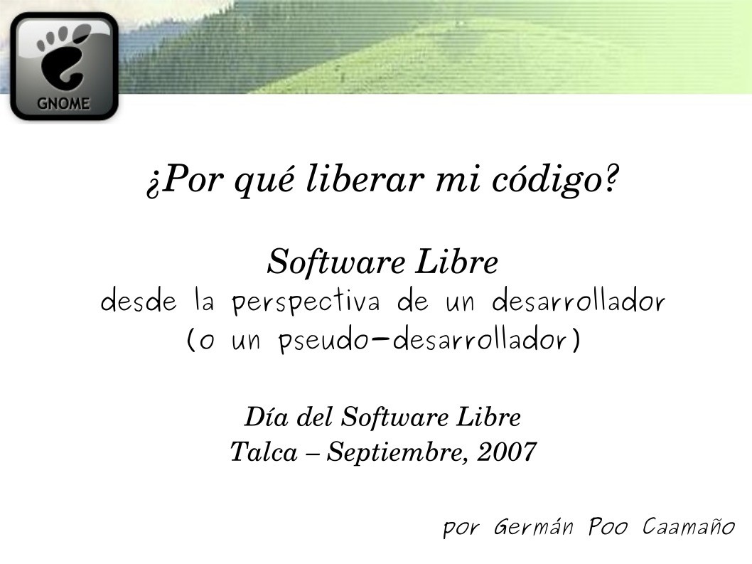 Imágen de pdf Por que liberar mi código?