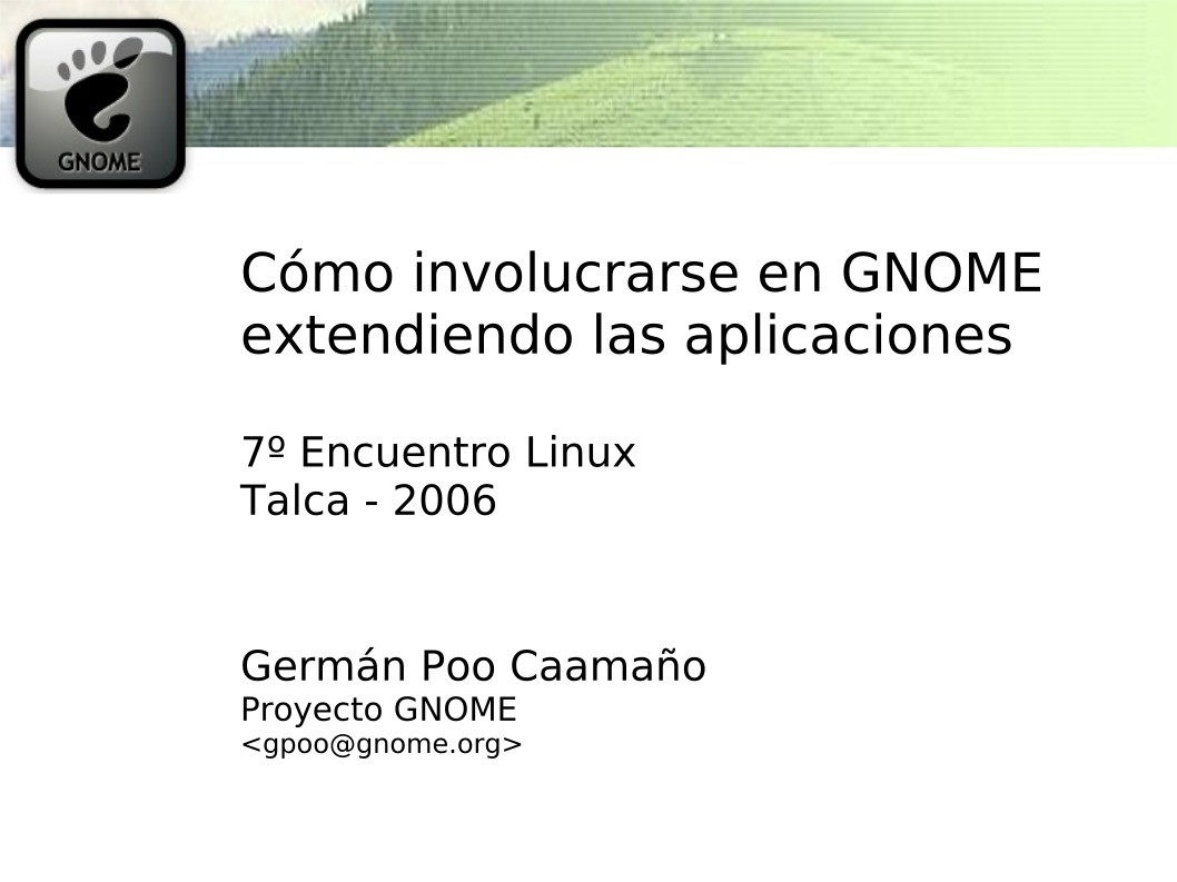 Imágen de pdf Cómo involucrarse en gnome extendiendo las aplicaciones