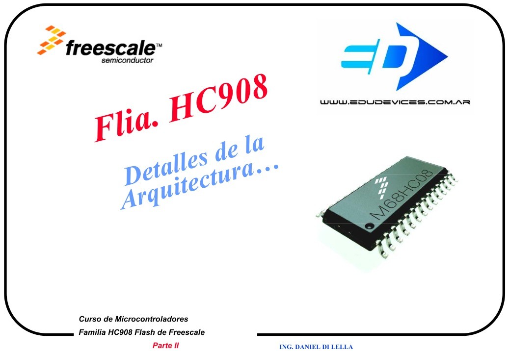 Imágen de pdf HC08 FLASH, Detalles de la Arquitectura