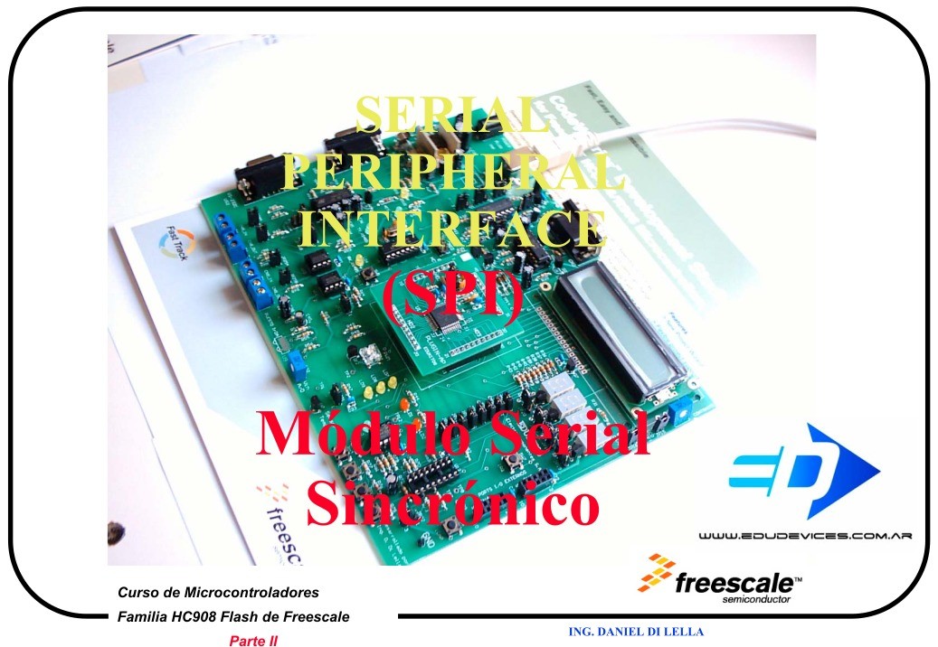 Imágen de pdf HC908 FLASH, SERIAL PERIPHERAL INTERFACE (SPI)