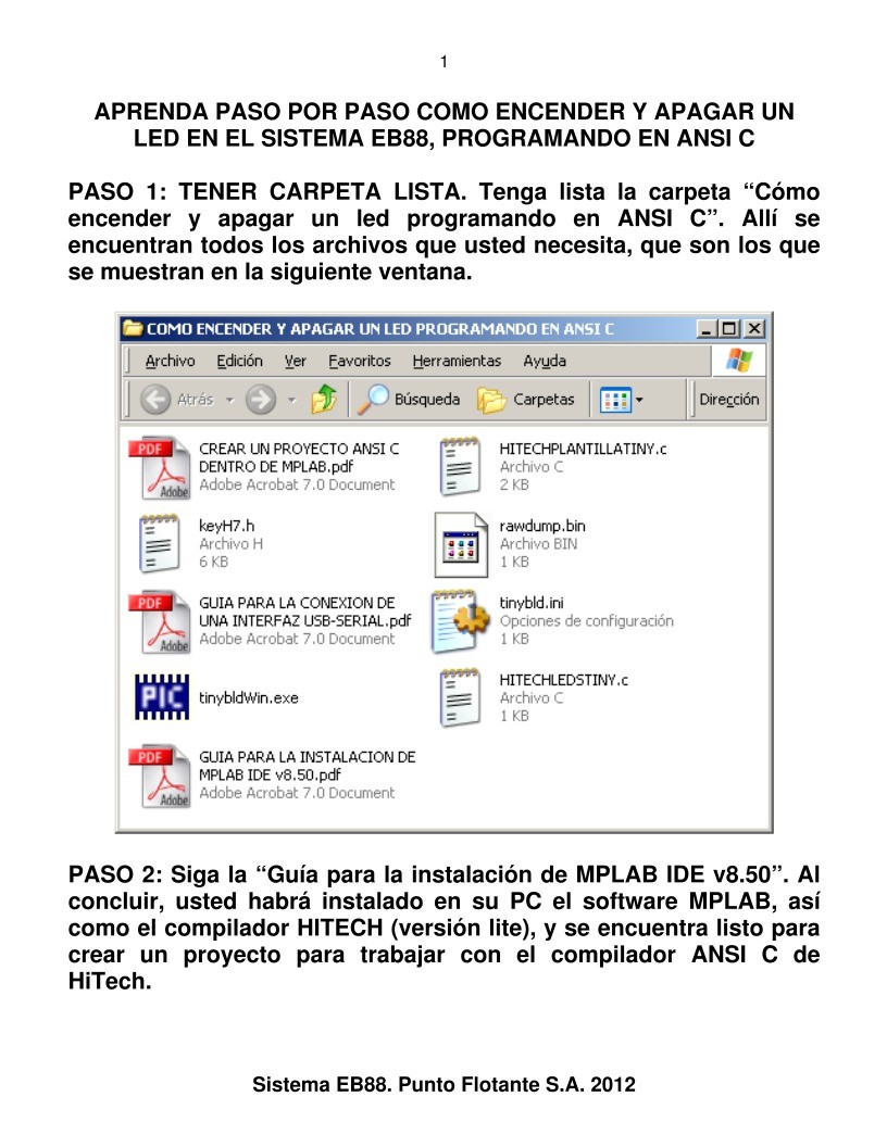 Imágen de pdf APRENDA PASO POR PASO COMO ENCENDER Y APAGAR UN LED PROGRAMANDO EN ANSI C