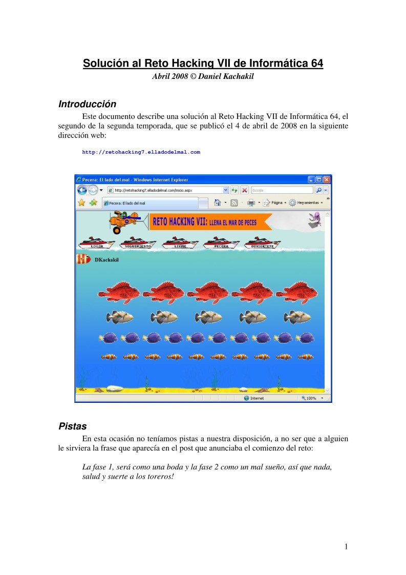 Imágen de pdf Solución al Reto Hacking VII de Informática 64