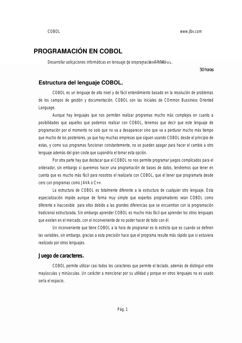 Imágen de pdf Programación en Cobol