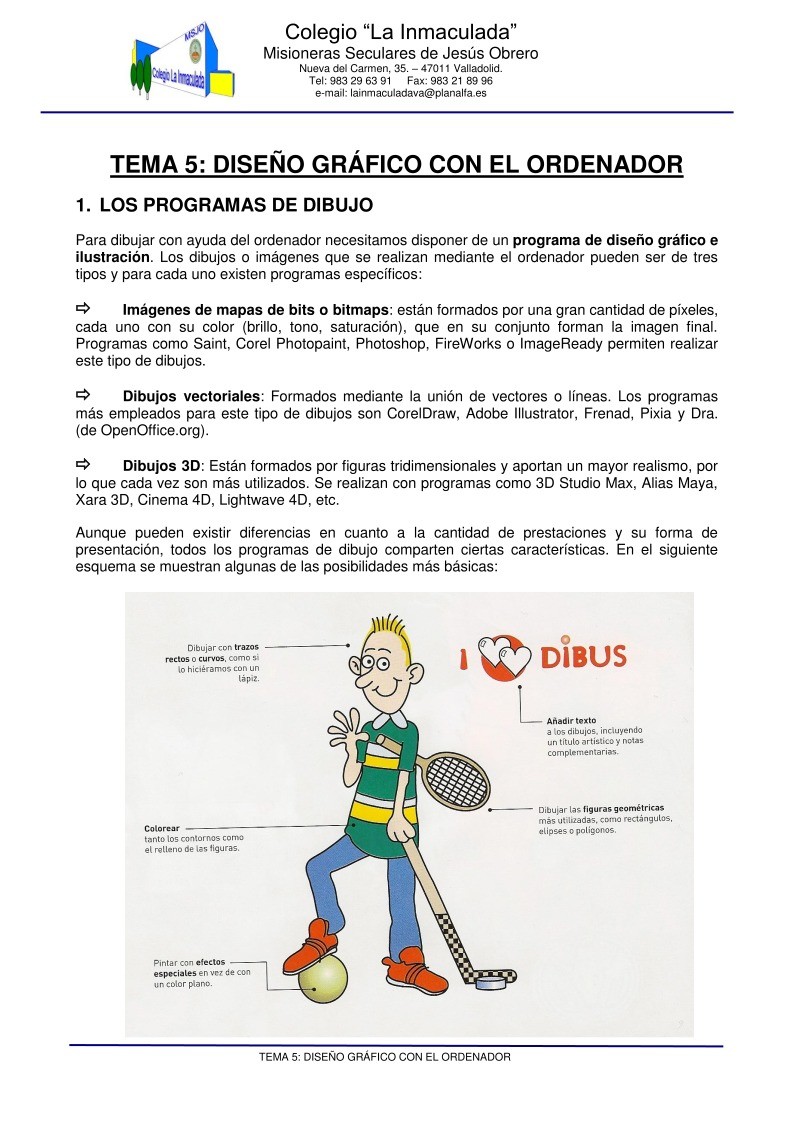 Imágen de pdf TEMA 5: DISEÑO GRÁFICO CON EL ORDENADOR