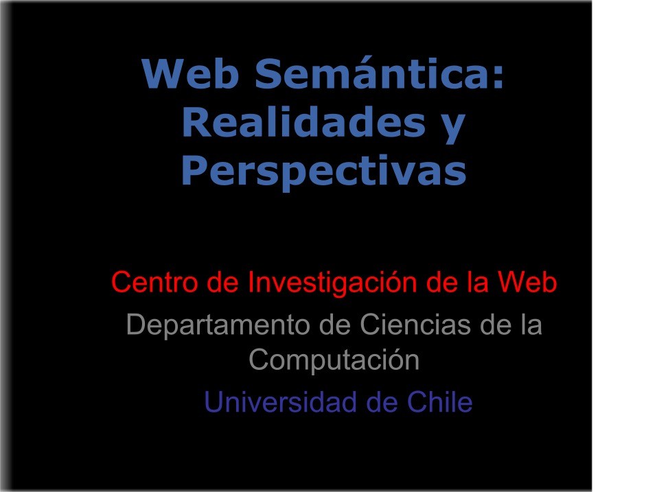 Imágen de pdf Web Semántica: Realidades y Perspectivas