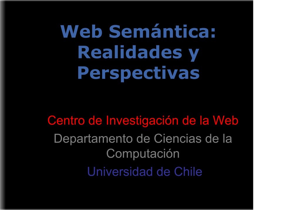 Imágen de pdf Web Semántica: Realidades y Perspectivas