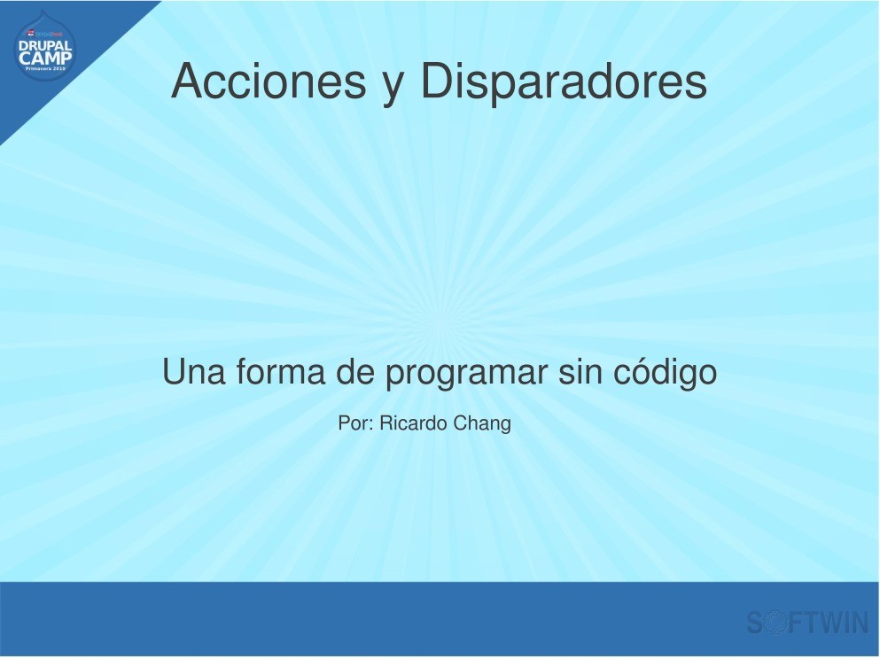 Imágen de pdf Acciones y Disparadores