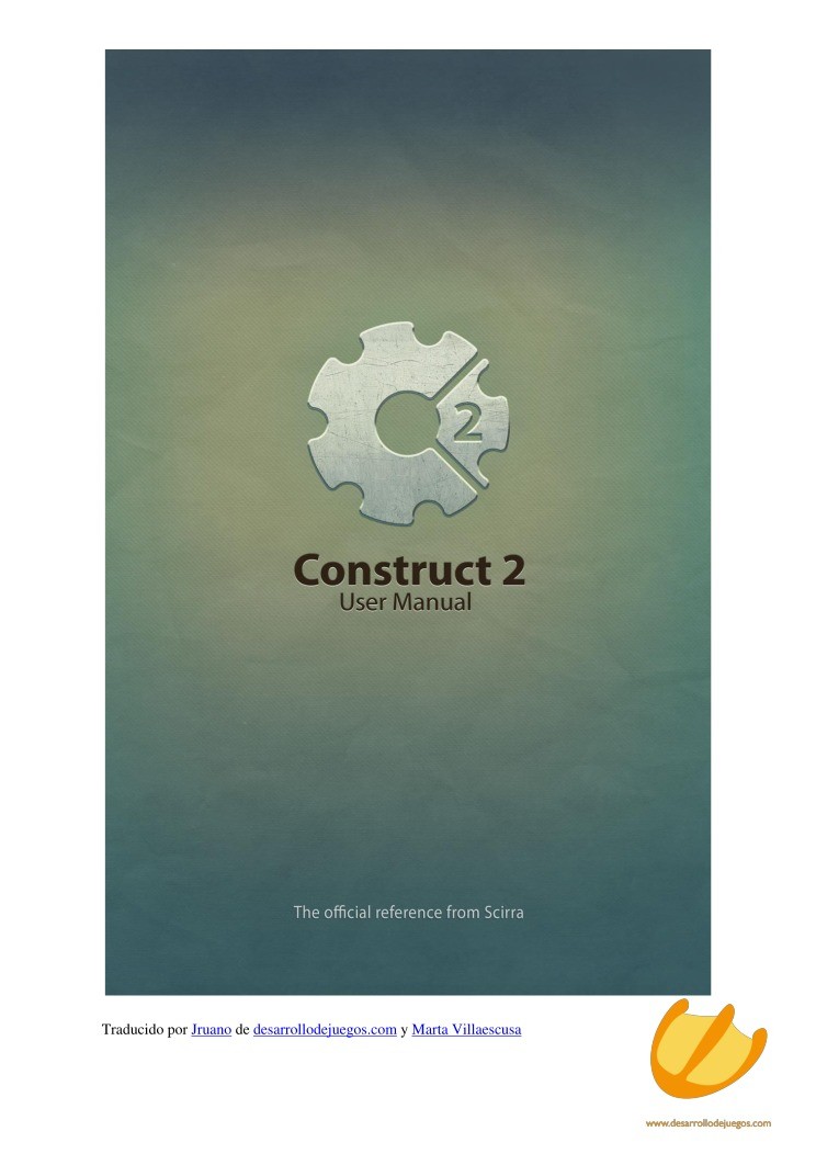 Imágen de pdf Manual Oficial Scirra Construct2 Español