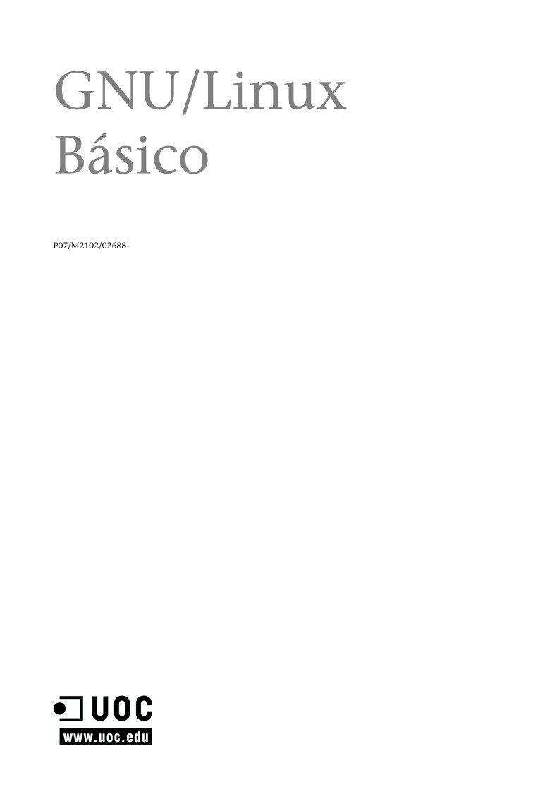 PDF de programación - GNU/Linux Básico