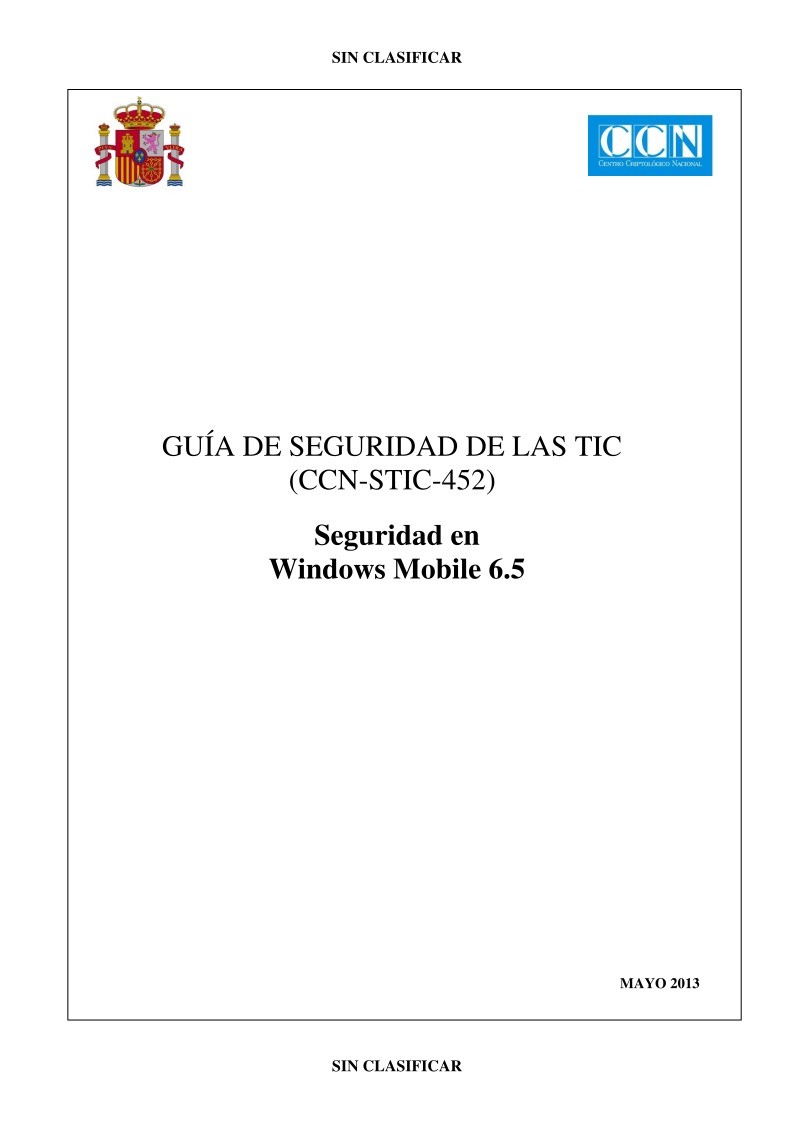 Imágen de pdf Seguridad en Windows Mobile 6.5