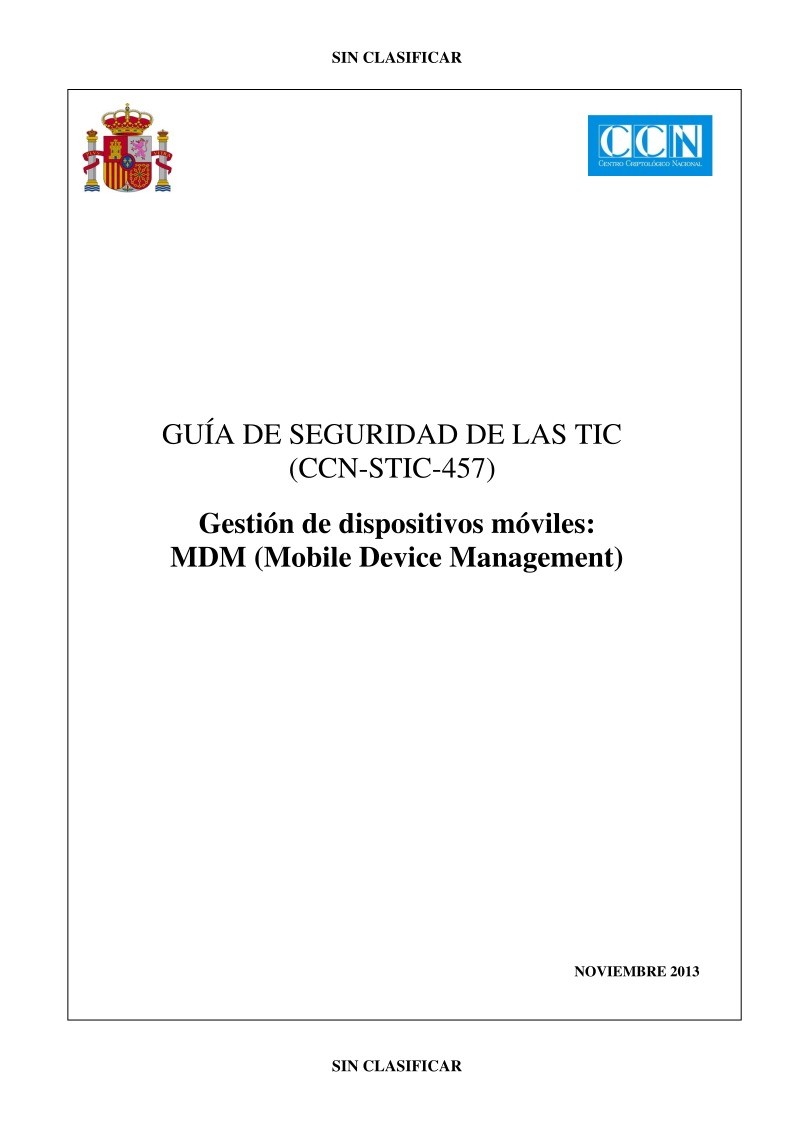 Imágen de pdf Gestión de dispositivos móviles MDM