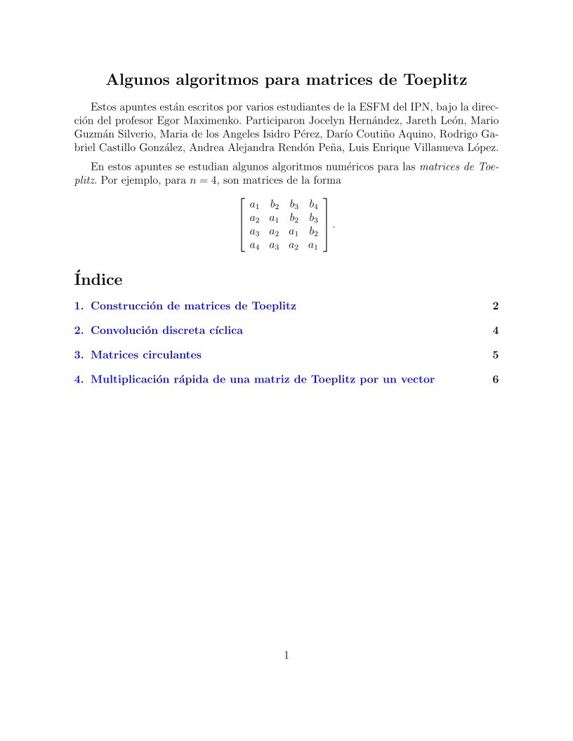 Imágen de pdf Algunos algoritmos para matrices de Toeplitz