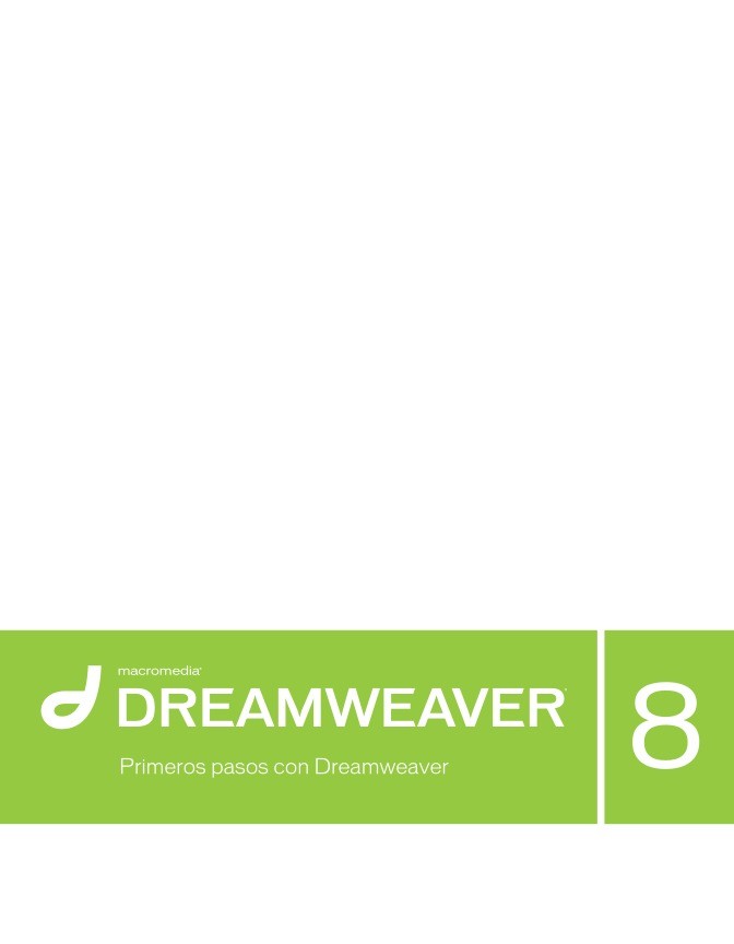 Imágen de pdf Primeros pasos con Dreamweaver 8