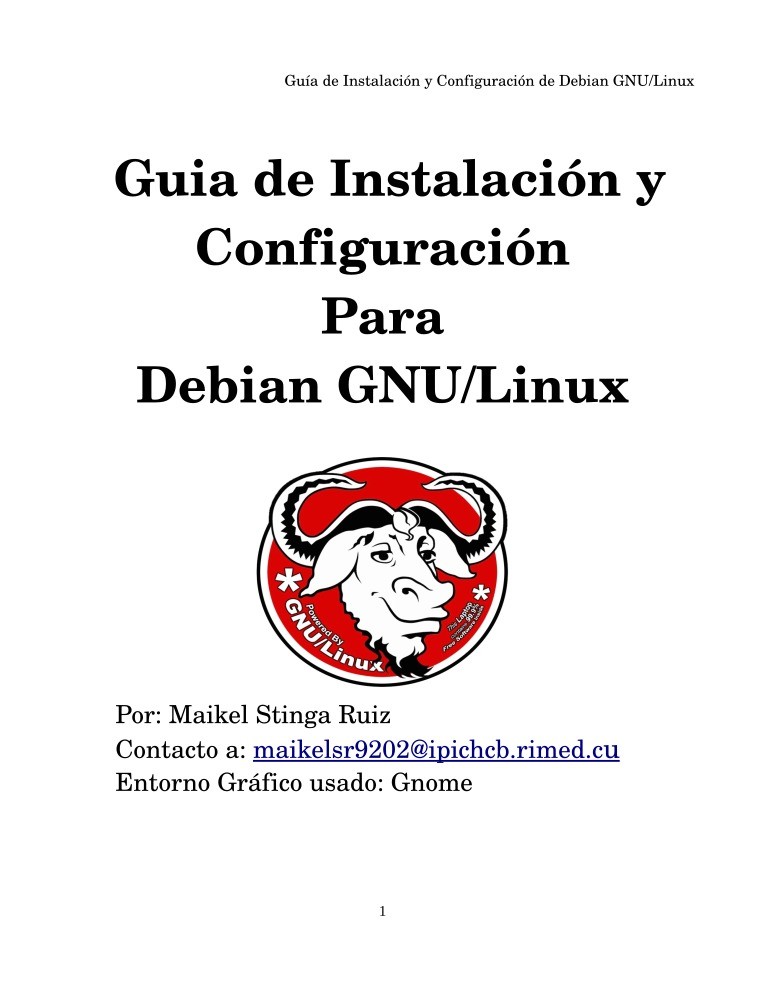 Imágen de pdf Guía de instalación y configuración para Debian GNU/Linux