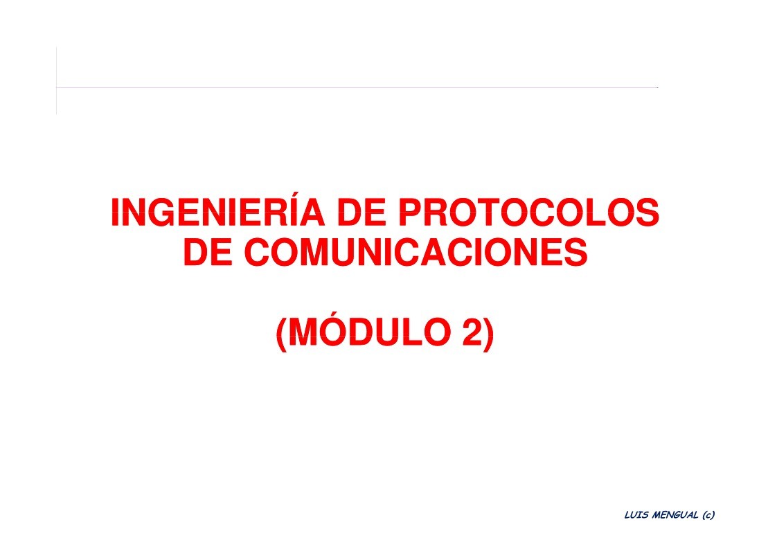 Imágen de pdf Ingeniería de protocolos de comunicaciones (módulo 2)