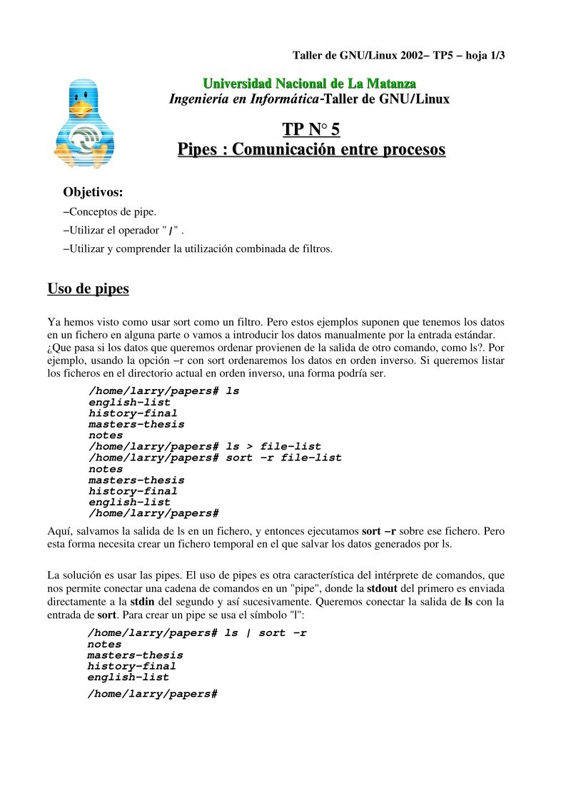 Imágen de pdf TP5 Pipes: Comunicación entre procesos