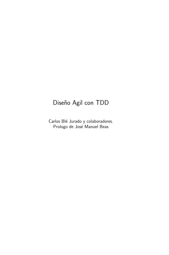 Imágen de pdf Diseño Agil con TDD