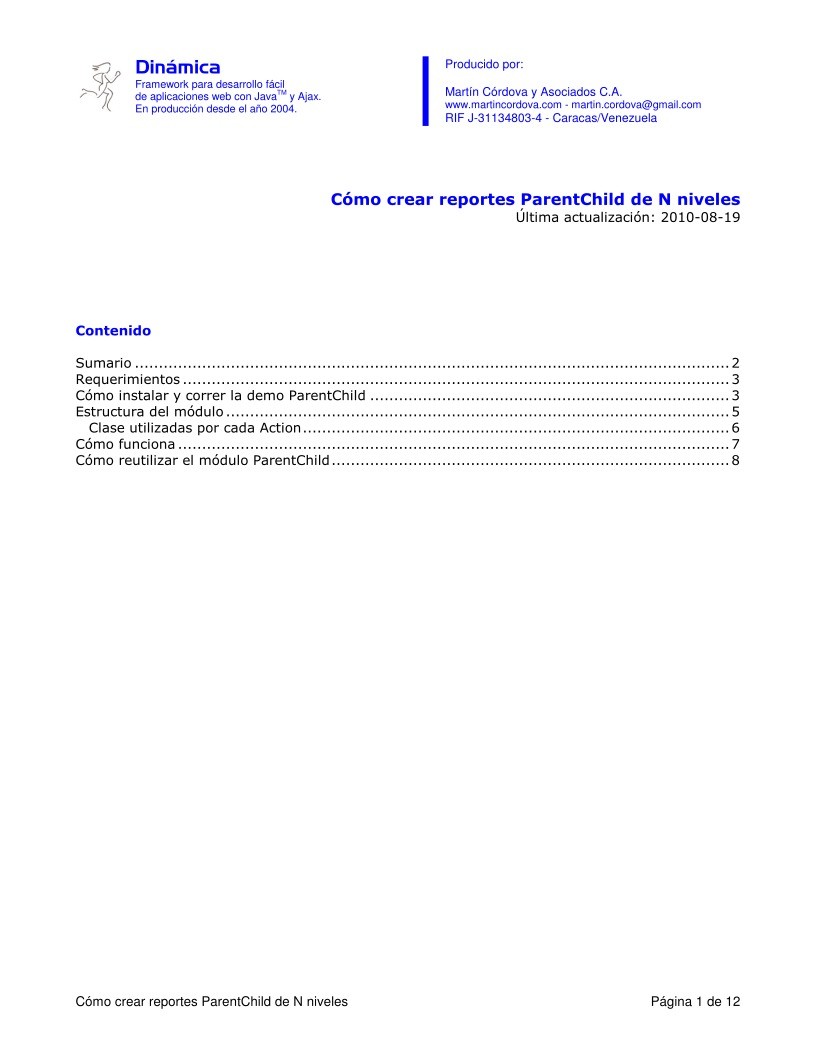 Imágen de pdf framework Dinámica - Cómo crear reportes ParentChild de N niveles