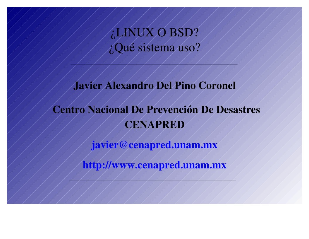 Imágen de pdf ¿Linux o BSD? ¿Qué sistema uso?