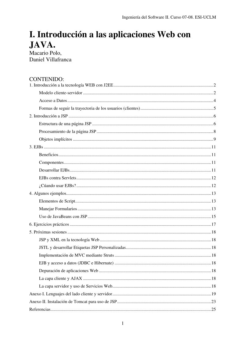 Imágen de pdf Introducción a las aplicaciones Web con JAVA
