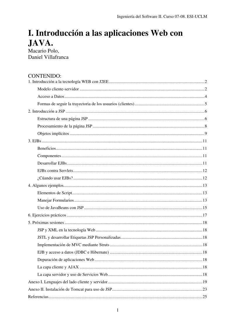 Imágen de pdf Introducción a las aplicaciones Web con JAVA