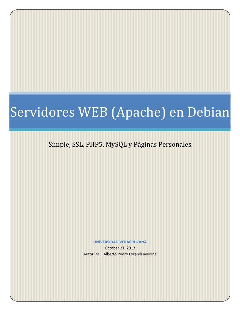 Imágen de pdf Servidores WEB (Apache) en Debian