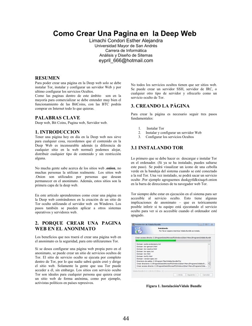 Imágen de pdf Como Crear Una Pagina en la Deep Web