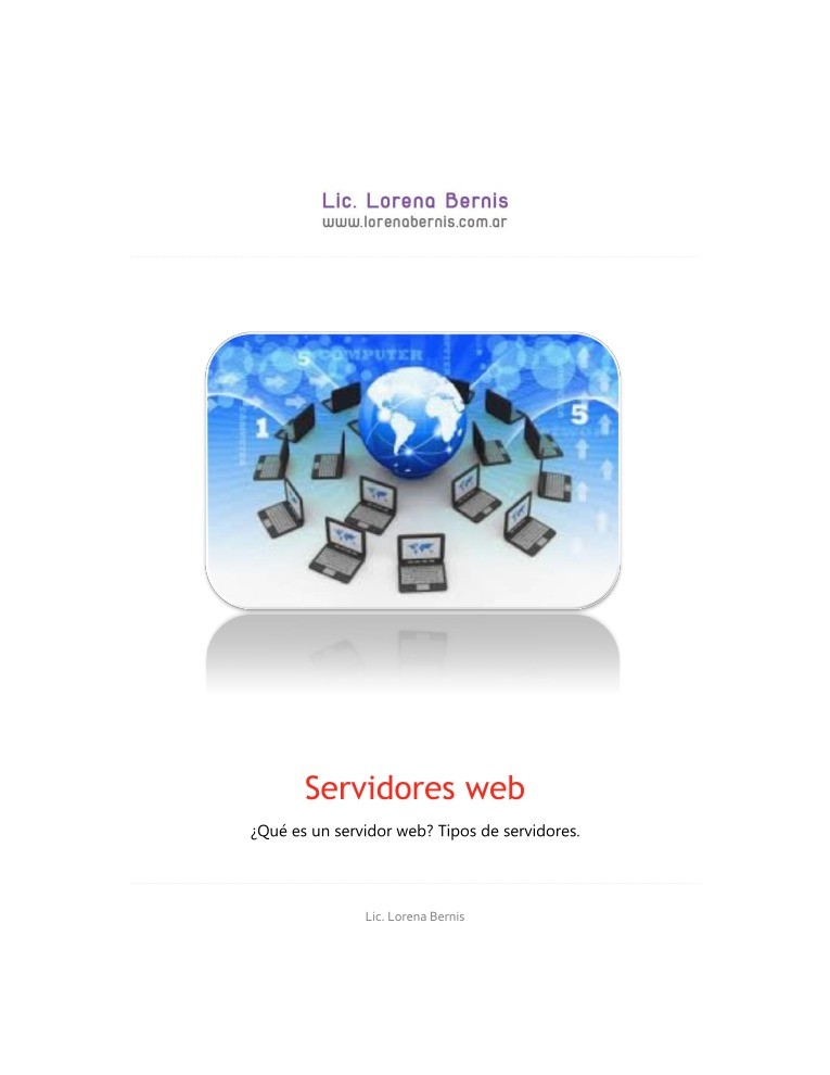 Imágen de pdf Servidores web ¿Qué es un servidor web?