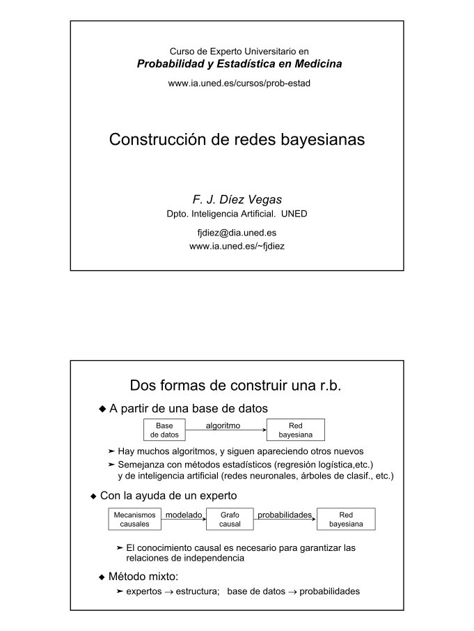 Imágen de pdf Construcción de redes bayesianas