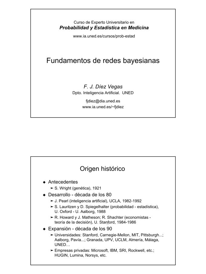 Imágen de pdf Fundamentos de redes bayesianas