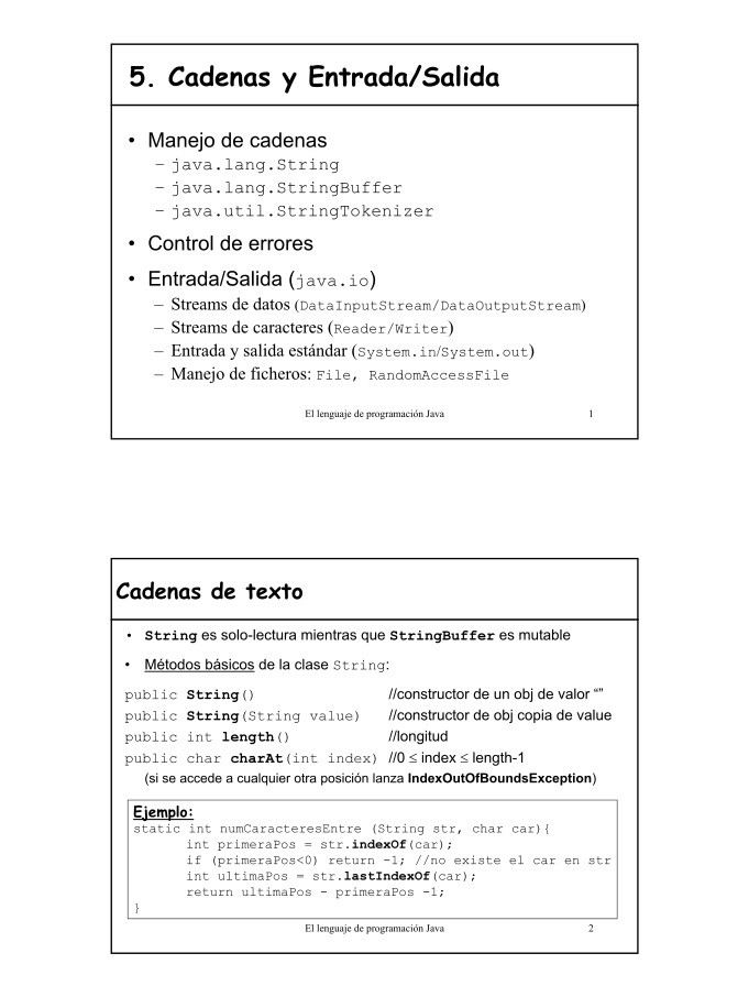 Imágen de pdf 5. Cadenas y Entrada/Salida